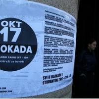 Zasedba Filolo�ko fakultete v Begradu in gibanje 15. oktober